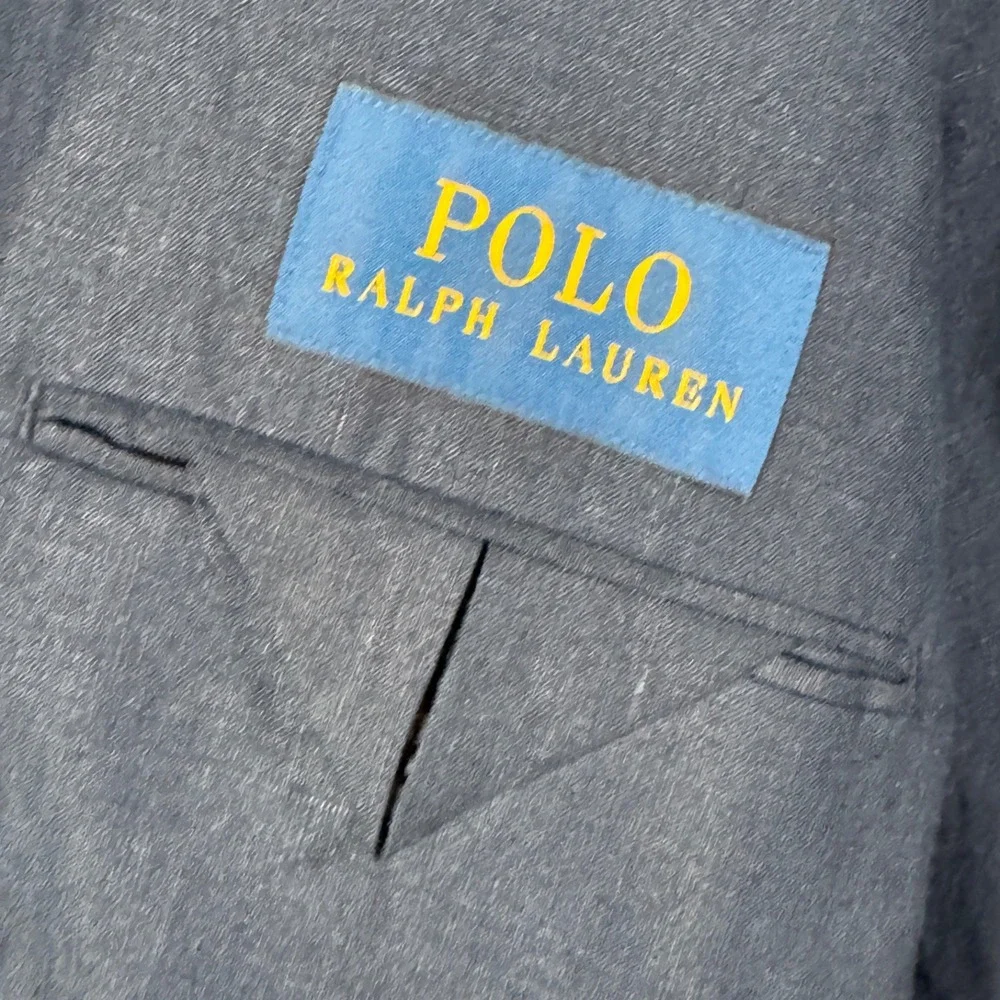 Polo Ralph Lauren Blazer Mens 46R Navy Soft Linen Modern Fit $448